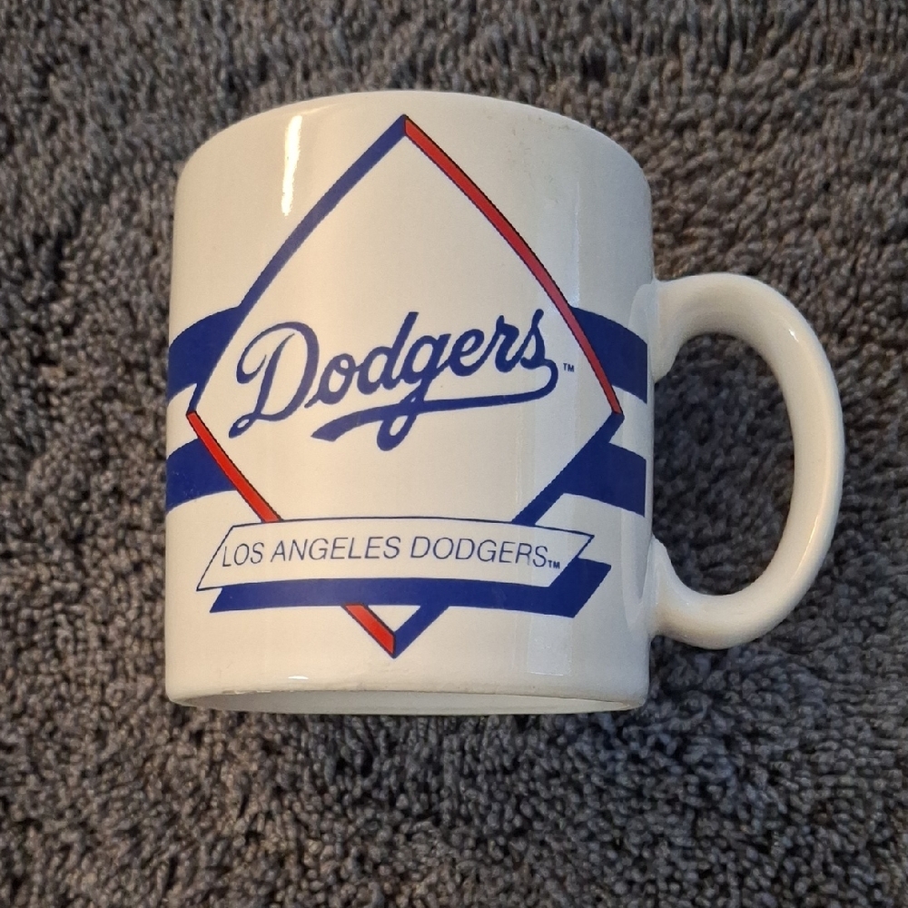 MLB Los Angeles Dodgers Logo Ceramic Beverage Coffee Cup 11 Oz.